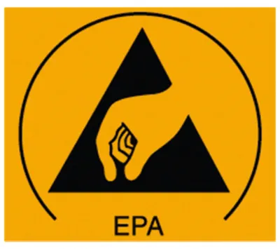Produktbild von Warmbier EPA-Aufkleber, ESD 2850.3025 (Etiketten Aufkleber ESD)