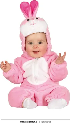Produktbild von Pinkes Oster Häschen Baby Jumpsuit, Größe: 18 - 24 Monate Farbe: Pink