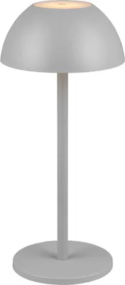 Produktbild von Reality Leuchten Tischleuchte RICARDO LED AKKU DH 13.50x30 cm grau