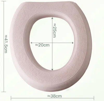 Produktbild von WC-Sitzbezug-Pad-Aufkleber, weiches WC-Sitzkissen, universell einsetzbar mit selbstklebendem Design für das Badezimmer