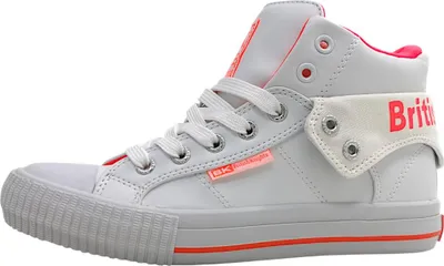 Image de British Knights Roco, chaussures de sport pour hommes, bottines à lacets, couleur blanche, style décontracté
