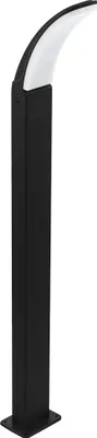 Produktbild von EGLO LED Außen-Stehlampe Fimicino, 1 flammige Außenleuchte, Pollerleuchte aus Alu, Kunststoff, Farbe: Schwarz, weiß, IP44