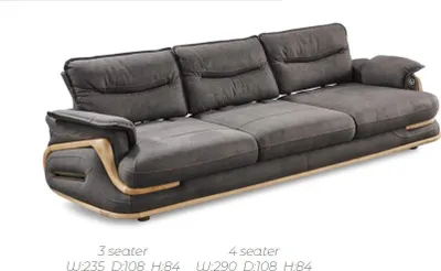 Produktbild von Sofa Couch Polster Dreisitzer Couchen Luxus Möbel Italienisches Design 3er Sofas