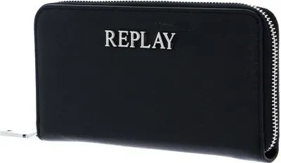 Produktbild von REPLAY Zip Around Wallet Black