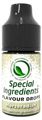 Immagine prodotto di Gocce aromatizzanti "Meerrettich" (rafano), 30 ml, aroma alimentare ad alta concentrazione, ideale per aromatizzare prodotti da forno, piatti e bevande