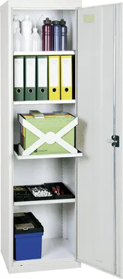 Produktbild von Stumpf Werkzeug- und Materialschrank Serie 3000 lichtgrau + 4 Auszugsböden - 3005007