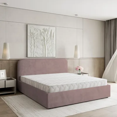 Produktbild von Masseno Polsterbett RENIVE 140x200 cm, Polsterbett mit Bettkästen -Rosa, KRONOS 27