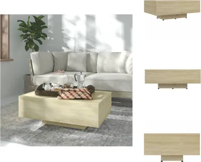 Obrázek produktu pro vidaXL Konferenční stolek Sonoma dub 85x55x31 cm materiál na bázi dřeva - Konferenční stolky