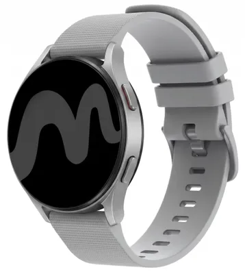 Productafbeelding van imoshion Siliconen sport bandje met gesp - Universeel 22 mm aansluiting - Grijs, AI-gegenereerde afbeelding