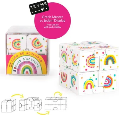 Produktbild von Trendhaus Handelsgesellschaft GOOD FEELINGS Activity- Würfel Antistress 15