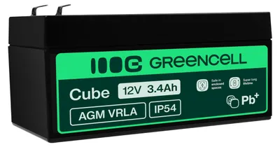 Immagine prodotto di Batteria Green Cell AGM43 AGM 12V 3,4Ah