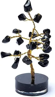 Produktbild von Edelsteinbaum schwarzer Achat -- ±8cm online bestellen   sofort