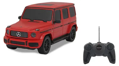 Immagine prodotto di Assicurazione auto - Mercedes-AMG G63 - Scala 1:24 - 27 MHz - Colore: rosso