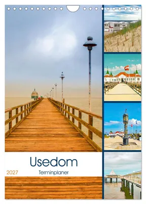 Produktbild von Usedom - Terminplaner (Wandkalender 2027 DIN A4 hoch), CALVENDO Monatskalender