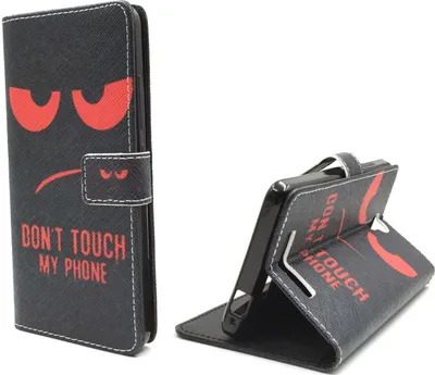 Produktbild von Handyhülle Tasche für Handy Xiaomi Redmi Note 2 Dont Touch Rot