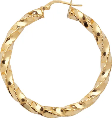Produktbild von 9 Karat (375) Gold Damen - Paar Creolen - 30mm; WJS11395