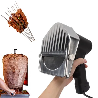 Elektrischer Kebab-Fleischschneider 80 W, einstellbare Schnittdicke, EU-Stecker