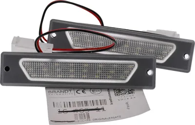 Produktbild von BRANDT AUTOMOTIVE Kennzeichenleuchten + Kabel LED kompatibel mit Maserati Ghibli II 1993-1995 Quattroporte IV 1996-2001