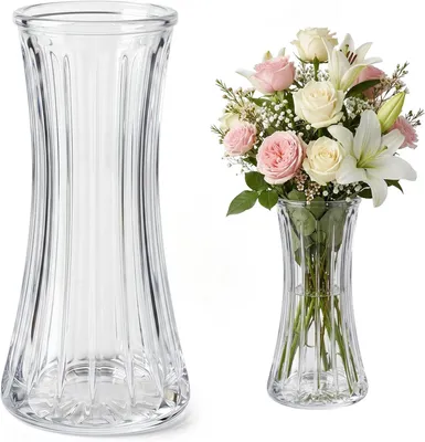 Produktbild von Glasvase 30 cm, für Wohnzimmer, transparent