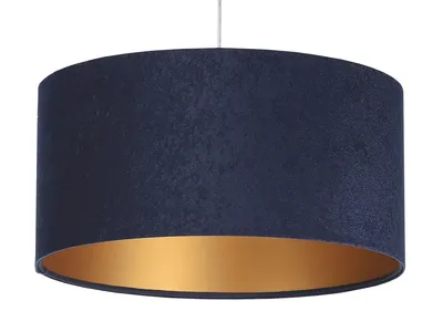 Zdjęcie produktu dla Lampa wisząca HOME 40 granatowa/złota