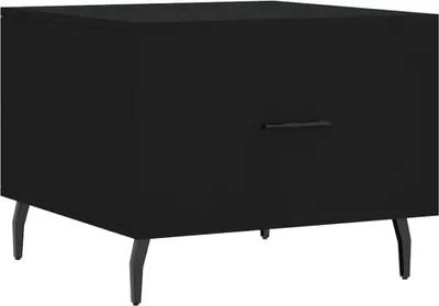 Produktbild von vidaXL Couchtisch Schwarz 50x50x40 cm Holzwerkstoff