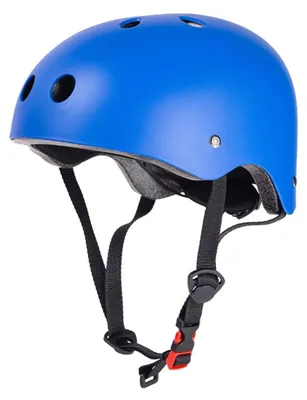 Obrázok produktu pre Detská prilba na bicykel a skateboard, modrá, veľkosť M, nastaviteľná, 54-58 cm, pre deti vo veku 3-13 rokov