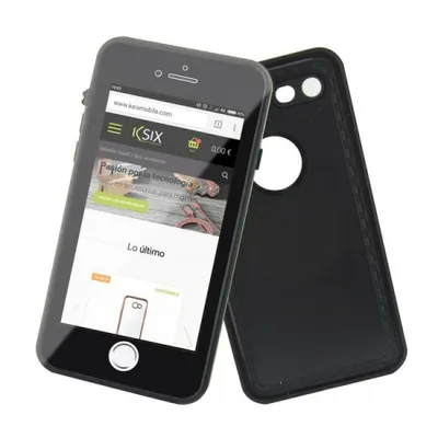 Obrázok produktu pre Ksix B0935FW01, Ochranný obal, Apple, iPhone 7, Čierna