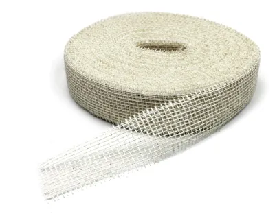 Produktbild von JUTE 5cm Band Juteband Tischband Dekoband 5cm/40m Creme-Weiß