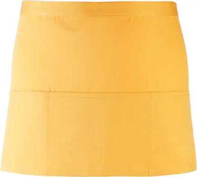 Obrázok produktu pre Premier Workwear PR155 | Vrecková zástera "Colours" - 60 x 33 cm - Pranie v práčke: do 60° - Farba: Sunflower (približne Pantone 136c) - Rozmery: 60 x 33 cm