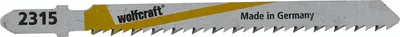 Produktbild von Wolfcraft® Stichsägeblätter breit HSS L 75mm (2 St.)