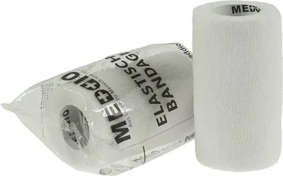 1 Haftbandage Fixierbinde 10 cm x 4,5 m weiss