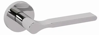 Produktbild von NOMET LEA LUX Türgriff Chrom Hochglanz mit Rundrosette