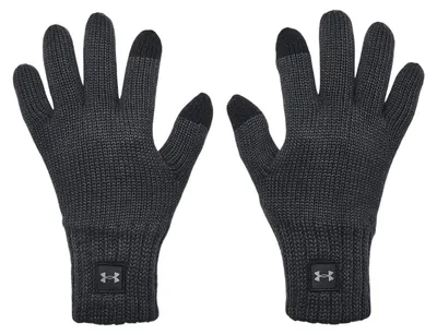 Immagine prodotto di Under Armour - Guanti "Halftime" da uomo, lana, jersey GT14798 (S-M) (nero)