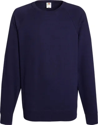 Produktbild von Fruit Of The Loom Herren Raglan-Sweatshirt, Rundhalsausschnitt BC2653 (Xlarge) (Marineblau)