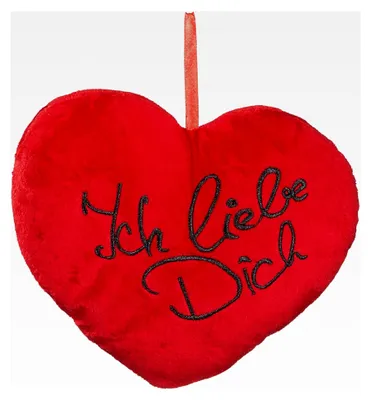 Produktbild von Plüschherz Kissen Ich Liebe Dich 24 cm
