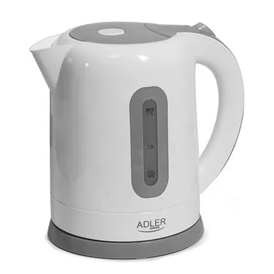 Immagine prodotto di Adler | Bollitori | AD 1234 | Bollitore standard | 2200 W | 1,7 L | Plastica | Base girevole a 360° | Bianco