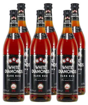 Produktbild von White Diamonds Dark Rum (6 x 0,7L)