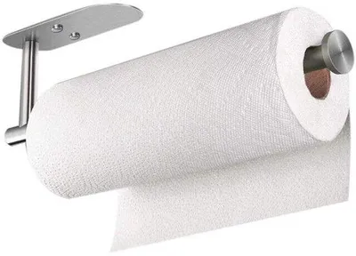 Image de Porte-rouleau de cuisine | Support pour rouleau de cuisine | Porte-essuie-tout adhésif