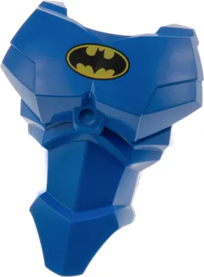 Produktbild von 1x Lego Large Figure Torso blau Brust Panzer blau Batman Logo 90652 98603pb002