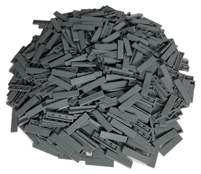 Produktbild von LEGO® 1x4 Fliesen Dunkelgrau - 2431 NEU! Menge 50x