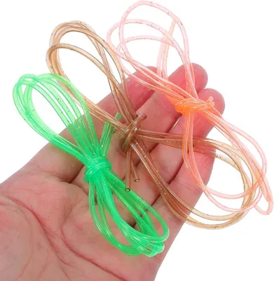Produktbild von 200 Stück PVC Flechtseil für die Armbandherstellung mit Glitzereffekt