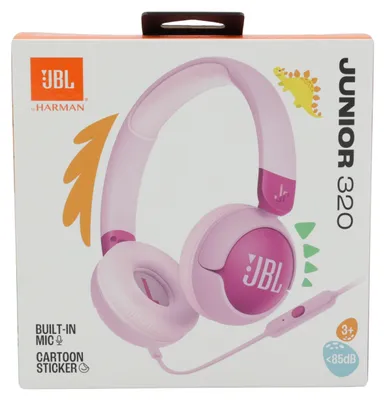 Produktbild von JBL Junior 320 On-Ear-Kopfhörer mit Kabel und Mikrofon für Kinder, Lila