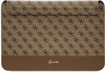 Obrázek produktu pro Guess Pouzdro Gucs14Ps4Sgw 14 Hnědé/Hnědé 4G Stripe Metal Logo