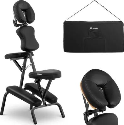Produktbild von Klappbarer Massagesessel bis 130 kg, schwarz