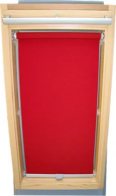 Produktbild von Rollo für VELUX Dachfenster Sichtschutz mit Haltekrallen GGL/GPL/GHL - 104 - weinrot