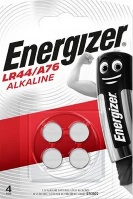 Obrázek produktu pro Baterie Energizer alkalická LR44 / A76 - 4 ks