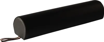 Produktbild von Master Massage 3/4 Nackenrolle Knierolle Lagerungspolster für Massage Physiotherapie mit PolyurethanBezug - Schwarz