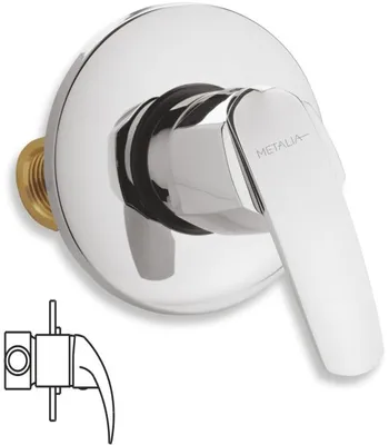 Obrázok produktu pre Novaservis Metalia 56 - Batéria pod omietku s telesom, chróm 56050,0
