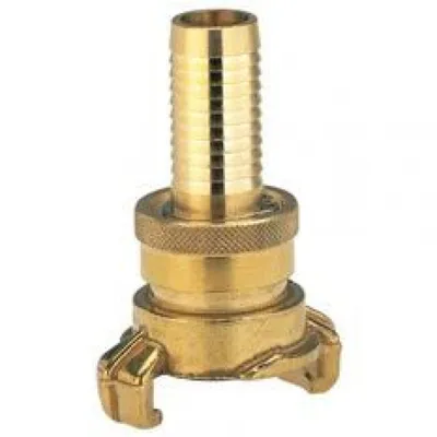 Produktbild von Messing Druckkupplung, für 25mm (1?)-Schläuche (mit Schnellkupplung)
