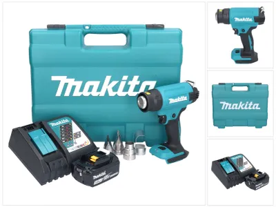 Image de Makita DHG181RF1K Décapeur thermique sans fil 150 - 550°C 18V + 1x Batterie 3,0Ah + Chargeur + Coffret